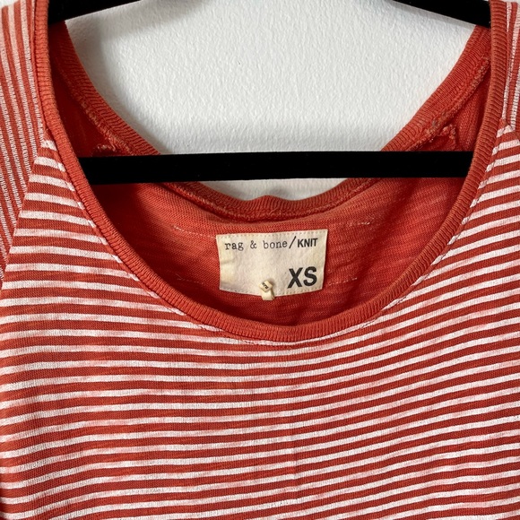 Rag & Bone t-shirt dress striped cotton - Picture 3 of 10